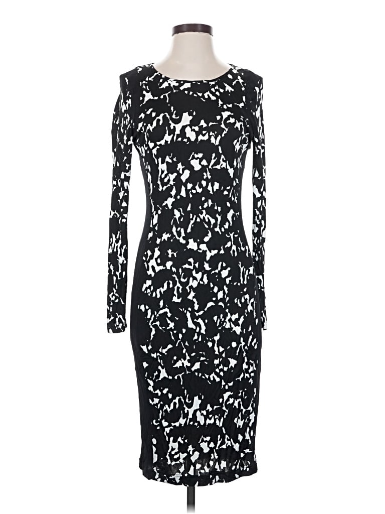 Pre-owned Luisa Cerano Cocktail Dress In Black