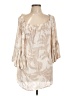 Elan 100% Polyester Ivory 3/4 Sleeve Blouse Size L (estimated) - photo 1
