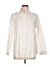 Chico's Solid Ivory White Long Sleeve Button-Down Shirt Size Lg (2) - photo 1