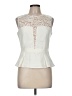 BCBGMAXAZRIA Ivory Sleeveless Blouse Size M - photo 1