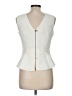 BCBGMAXAZRIA Ivory Sleeveless Blouse Size M - photo 2