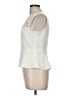 BCBGMAXAZRIA Ivory Sleeveless Blouse Size M - photo 5