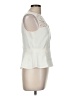 BCBGMAXAZRIA Ivory Sleeveless Blouse Size M - photo 4