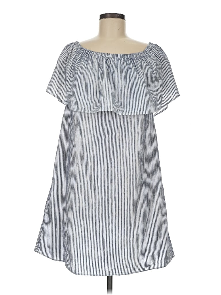 Pre-owned Jcrew Casual Dress In Blue