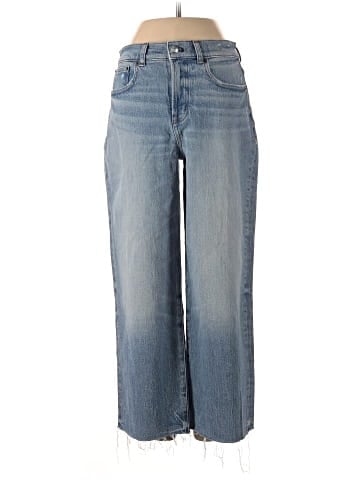 Madewell The Petite Perfect Vintage Wide-Leg Crop Jean in Hallstead Wash (view 1)