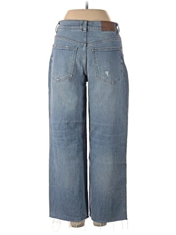 Madewell The Petite Perfect Vintage Wide-Leg Crop Jean in Hallstead Wash (view 2)