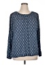 St. John's Bay Blue Long Sleeve Blouse Size XL - photo 1