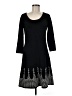Nine West Houndstooth Black Casual Dress Size M - photo 1
