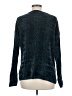 Orvis 100% Polyester Chevron-herringbone Teal Pullover Sweater Size M - photo 2