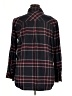 Athleta Plaid Black Long Sleeve Button-Down Shirt Size XL - photo 2