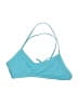 Grayson 100% Polyester Solid Teal Swimsuit Top Size L - photo 1