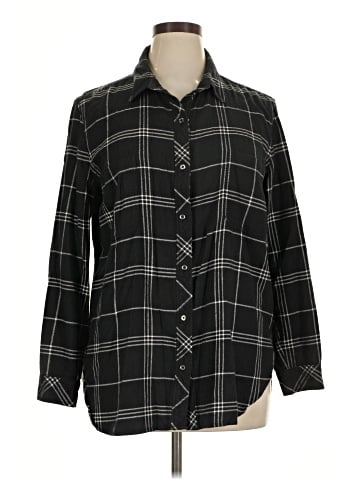 Athleta 3/4 Sleeve Button-Down Shirt (view 1)