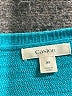 Caslon 100% Cotton Teal Cardigan Size XS - photo 7