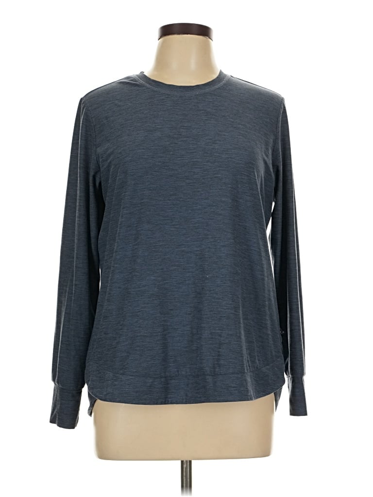Pre-owned Skechers Long Sleeve T-shirt In Blue