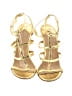 Charline De Luca Gold Sandals Size 9 - photo 2