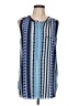 Not Your Daughter's Jeans 100% Polyester Blue Sleeveless Blouse Size L - photo 1