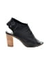 Steve Madden 100% Leather Black Heels Size 8 1/2 - photo 1