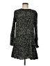 Esprit Print Black Casual Dress Size 8 - photo 1