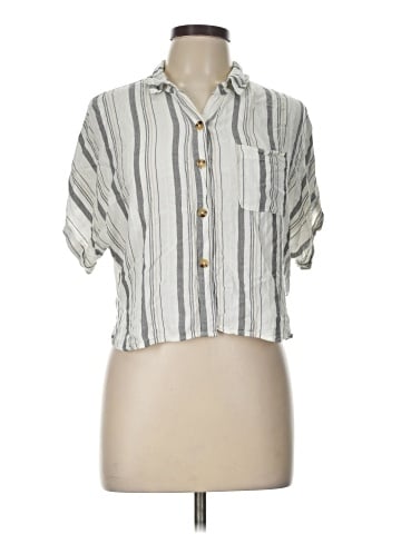 Aeropostale Short Sleeve Button-Down Shirt (view 1)