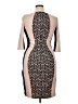 Sangria Graphic Tan Cocktail Dress Size 14 - photo 2