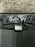 Crystal Sky Solid Black Silver Dress Pants Size L - photo 7