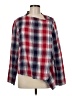 Dylan 100% Cotton Plaid Red 3/4 Sleeve Blouse Size M - photo 1