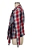 Dylan 100% Cotton Plaid Red 3/4 Sleeve Blouse Size M - photo 5