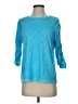 Elliott Lauren Blue 3/4 Sleeve Top Size S - photo 1