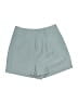 7 For All Mankind Solid Teal Shorts Size 4 - photo 1