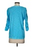 Elliott Lauren Blue 3/4 Sleeve Top Size S - photo 2