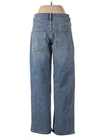 Madewell The Petite Emmett Wide-Leg Jean in Atlin Wash (view 2)