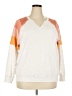 Maurices Color Block White Sweatshirt Size XXL - photo 1