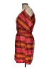 Deb 100% Polyester Print Orange Casual Dress Size L - photo 5