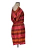 Deb 100% Polyester Print Orange Casual Dress Size L - photo 4