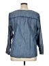 J.Jill Blue 3/4 Sleeve Button-Down Shirt Size XL - photo 2