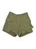 Romwe 100% Polyester Solid Green Cargo Shorts Size S - photo 1