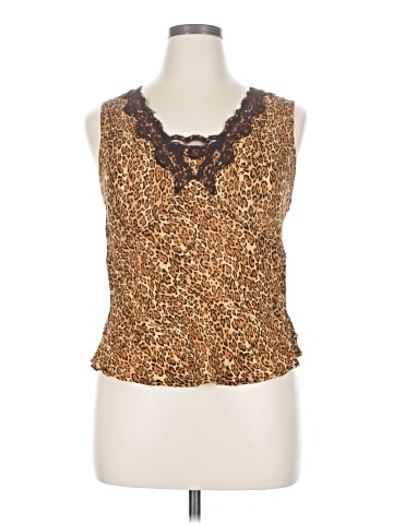 Hillard & Hanson Sleeveless Silk Top (view 1)