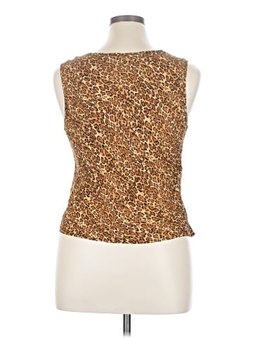 Hillard & Hanson Sleeveless Silk Top (view 2)