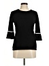Investments Black Pullover Sweater Size M (petite) - photo 1