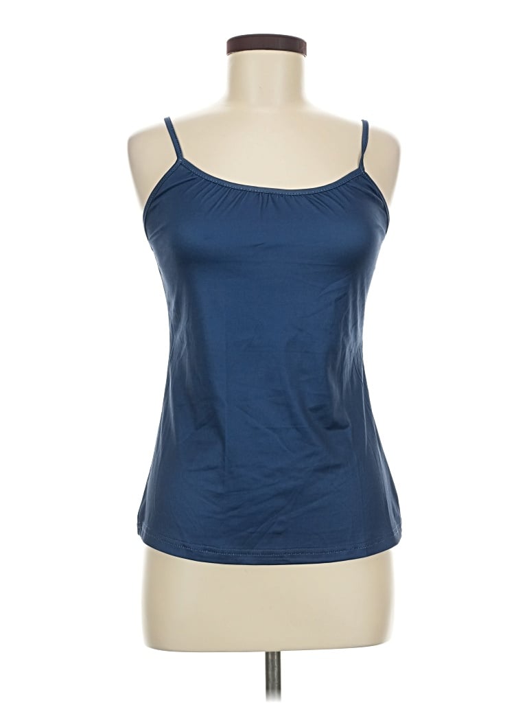 Pre-owned Unbranded Tank Top Blue Strapless Neckline Tops