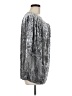 Melissa Paige Metallic Silver 3/4 Sleeve Blouse Size M - photo 4