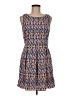 Hello Miss Tweed Blue Casual Dress Size M - photo 1