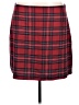 New Look Plaid Red Formal Skirt Size 14 - photo 1