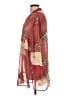 Citron Print Red Long Sleeve Blouse Size L - photo 5