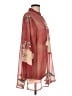 Citron Print Red Long Sleeve Blouse Size L - photo 4