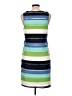 Max Studio Stripes Blue Casual Dress Size L - photo 2
