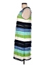 Max Studio Stripes Blue Casual Dress Size L - photo 5