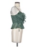 JOA 100% Polyester Green Sleeveless Blouse Size S - photo 4