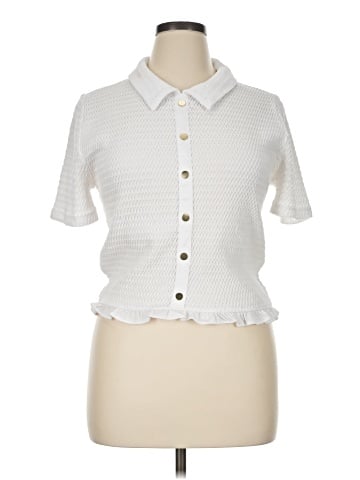 Ann Taylor LOFT Short Sleeve Blouse (view 1)