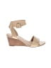 Louise Et Cie 100% Leather Tan Wedges Size 9 - photo 1